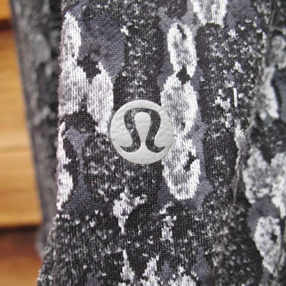 Lululemon Run Briskly 1/2 Zip Eventide Jacquard top Pullover
